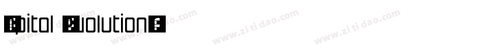 Capital Revolution字体转换